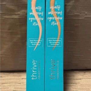 LOT OF 2  ~Thrive Causemetics Infinity Eyeshadow Stick NIKKI & DR  Q ~ FULL SIZE